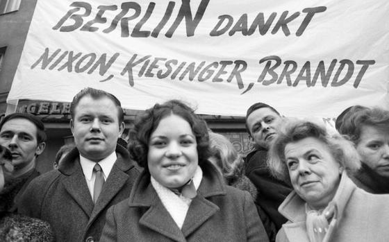 West Berlin West Germany Feb 27 1969 West Berliners Came Out In