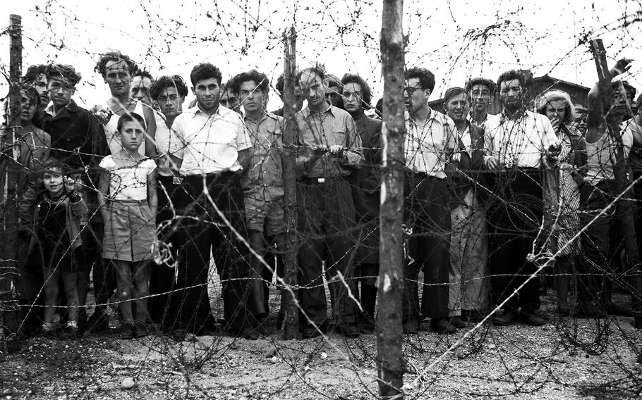 Stars and Stripes - Jewish refugees, 1947