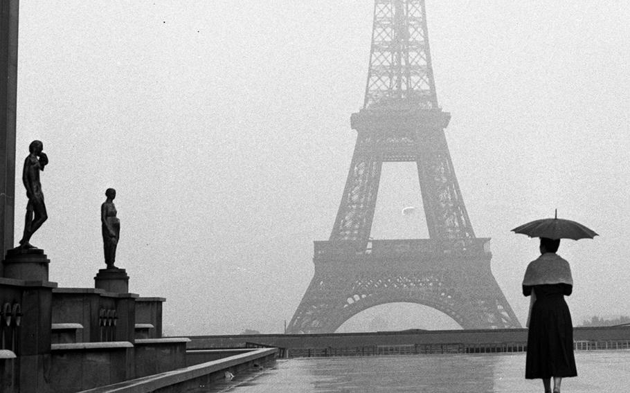 Rainy day in Paris, 1955 | Stars and Stripes