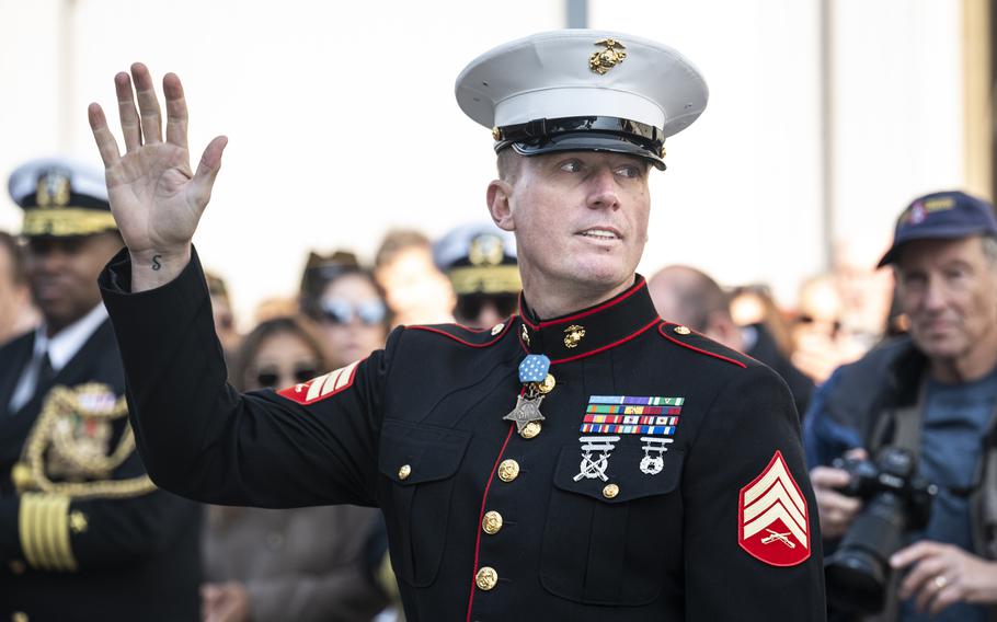 Marine Corps Sgt. Dakota Meyer is a medal of honor recipient.