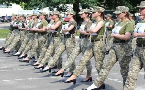 Ukraine’s Military Starts Walking Back Plan For Women To Parade In ...