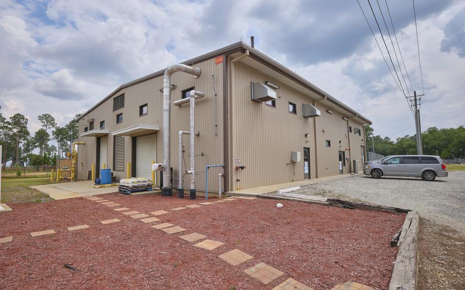 Marine Corps Logistics Base Albany has established interconnections between two landfill gas generators and Georgia Power. This arrangement enables the base to fulfill a significant portion of their energy requirements and even export surplus energy to Georgia Power when available.