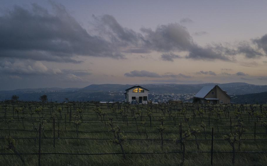 An outpost of an Israeli settlement