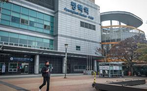 A man walks near Pyeongtaek Station in Pyeongtaek, South Korea, Nov. 19, 2024.