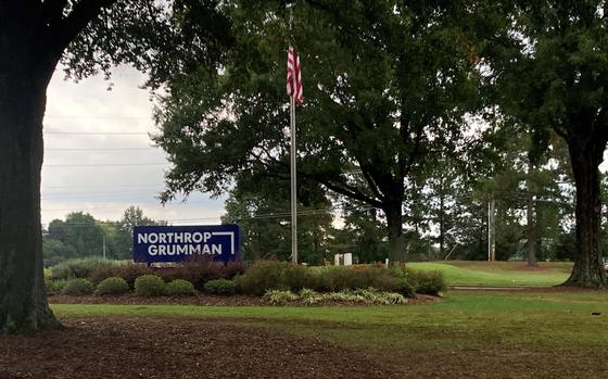 The Northrop Grumman facility in Cummings Research Park East in Huntsville, Ala.