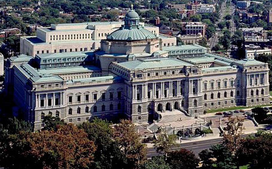 The Library of Congress Thomas Jefferson building.