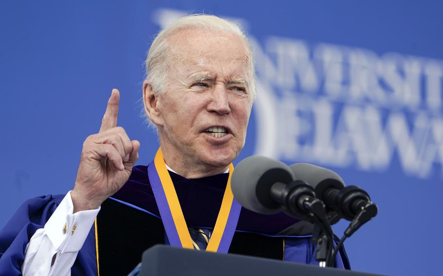 Biden tells Delaware grads to step up, 'now it's your hour' | Stars and ...