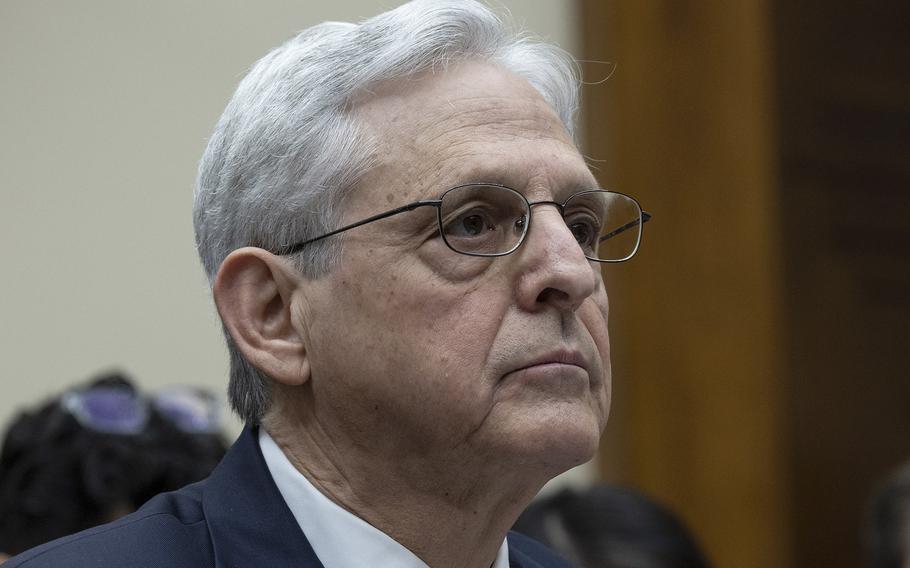 A photo of Merrick Garland.