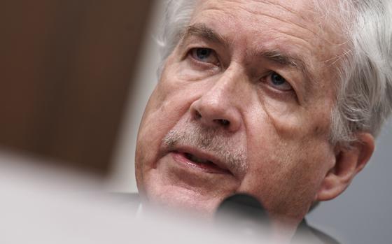 CIA Director William Burns testifies before a House Permanent Select Committee on Intelligence hearing on Capitol Hill in Washington, D.C., on March 9, 2023. (Yuri Gripas/Abaca Press/TNS)