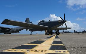 Air Force Special Operations Command received two AT-802U trainer aircraft at Hurlburt Field, Florida on June 28, 2024. These aircraft will be used to train test pilots and initial cadre in a representative tail wheel aircraft in preparation for the missionized Armed Overwatch (OA-1K) variant. (U.S. Air Force photo by Senior Airman Ty Pilgrim)