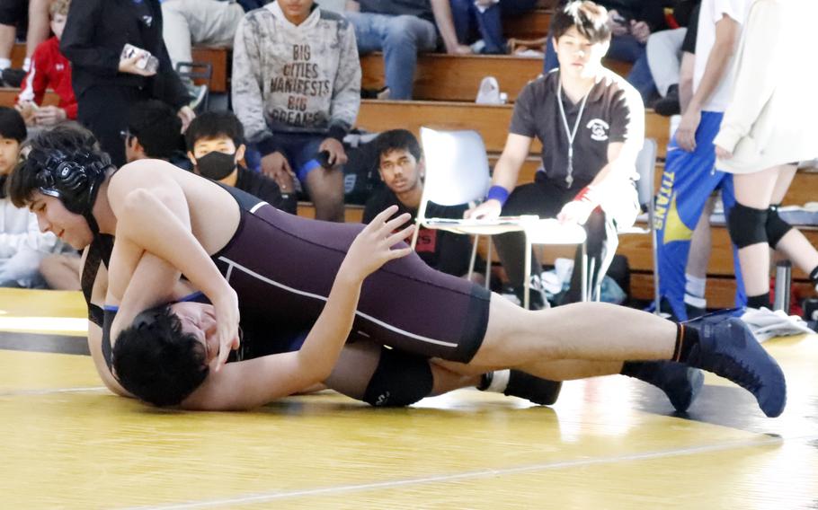 Anthony Perry finished second at 215 pounds.