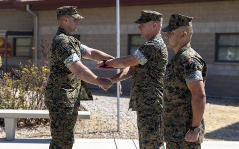 Marine receives highest non-combat award for heroism in a training incident