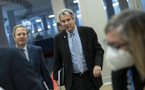 Sen Sherrod Brown D Ohio In A September 2022 File Photo Brown Is The Lead Sponsor Of A Rail 1147