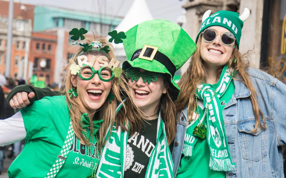 Revelers will take to the streets in Dublin for what is this year a three-day weekend in which to celebrate St. Patrick’s Day.