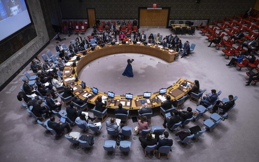 The UN Security Council.