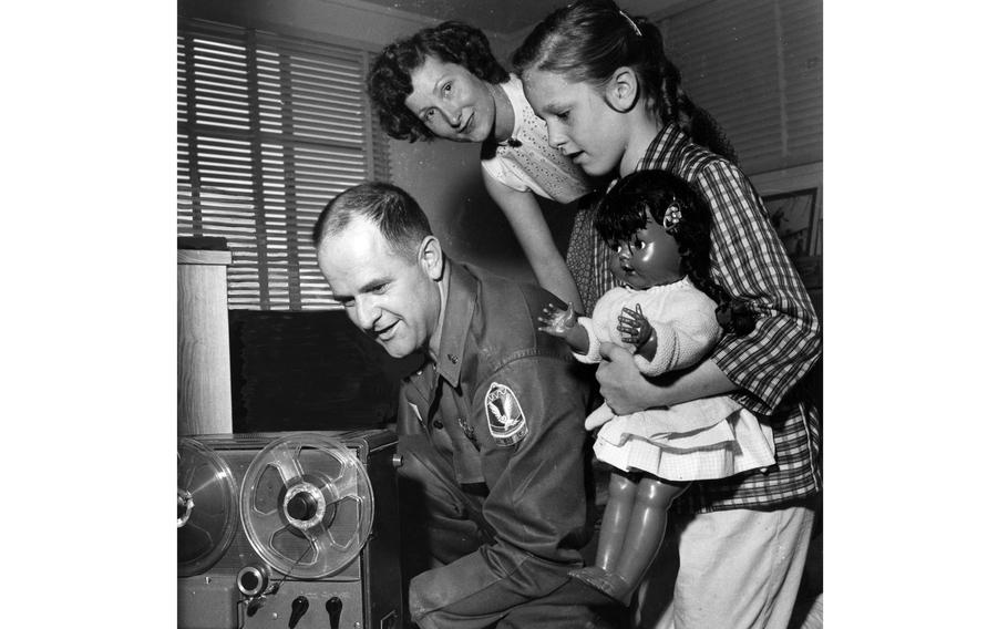 The family of Maj. James S. LiCalzi at their home in Korea