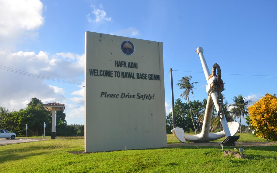 Personnel at Naval Base Guam were ordered to shelter in place after the installation received a bomb threat on Sept. 25, 2024. 