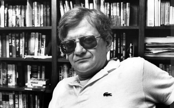 Tom Clancy in Washington, D.C., on May 2, 1991. MUST CREDIT: Bob Farley/The Washington Post