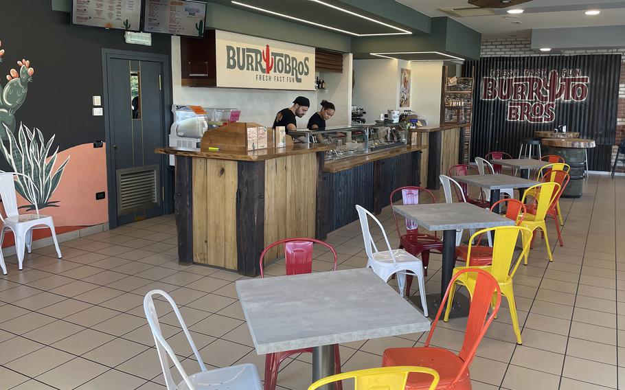 A burrito shop near Aviano Air Base, Italy.