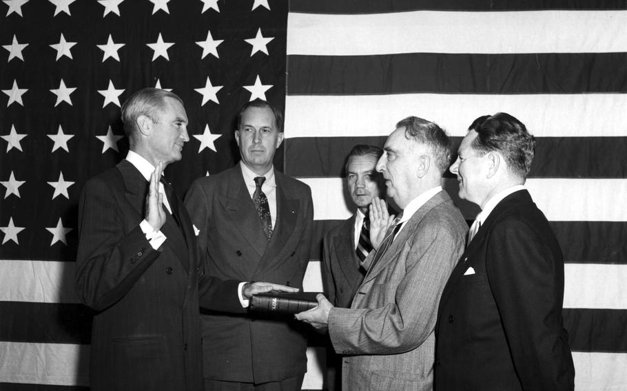 Swearing-in of first Air Force secretary