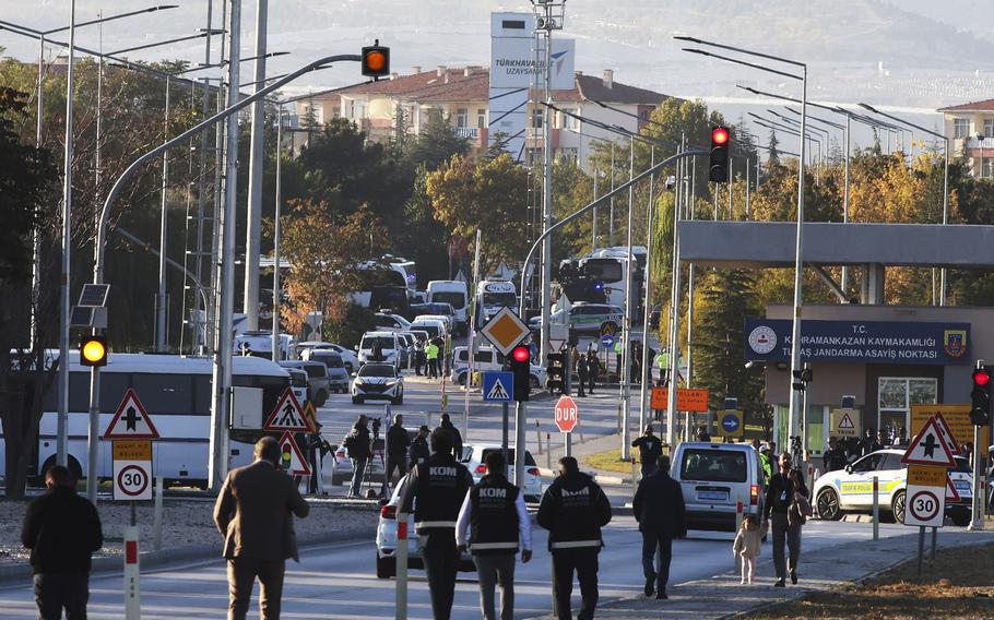 A look outside Turkish Aerospace Industries.