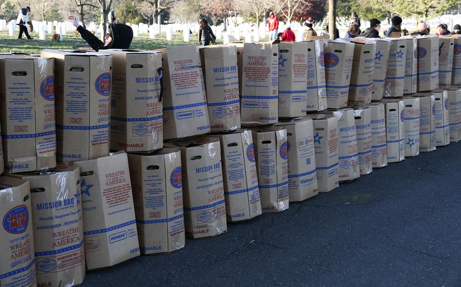 Wreaths Across America at Arlington National Cemetery, Dec. 14, 2024.