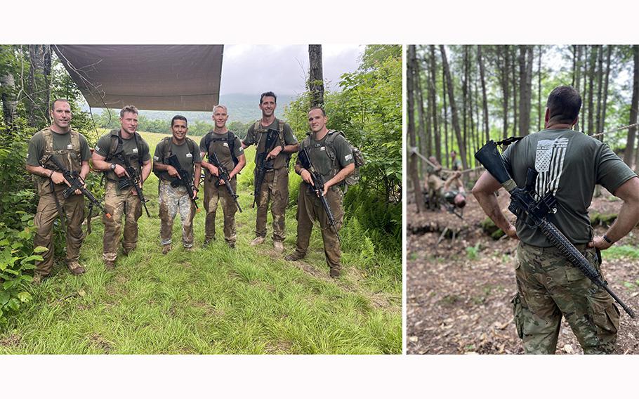 Snapshots posted June 26, 2023, show moments experienced at the third annual Green Beret with a Challenge event held in New Hampshire.