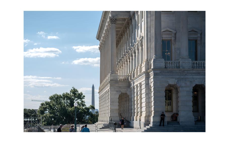 The House side of the U.S. Capitol is seen on Sept. 19, 2023.