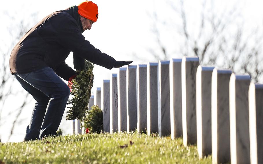 Wreaths Across America at Arlington National Cemetery, Dec. 14, 2024.