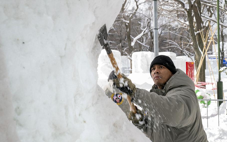 Sapporo Snow Festival in Japan.