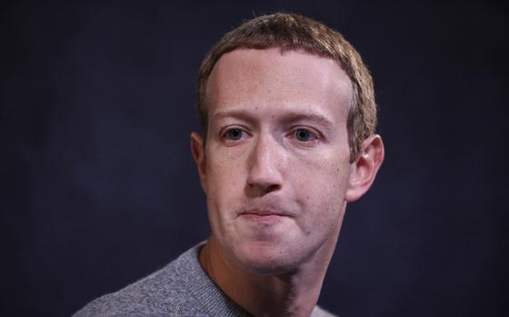 Meta Platforms Inc. Chief Executive Officer Mark Zuckerberg renewed the controversy in a recent letter to a congressional committee, alleging that Facebook was "pressured" by the Biden administration to censor COVID-related content. (Drew Angerer/Getty Images/TNS)