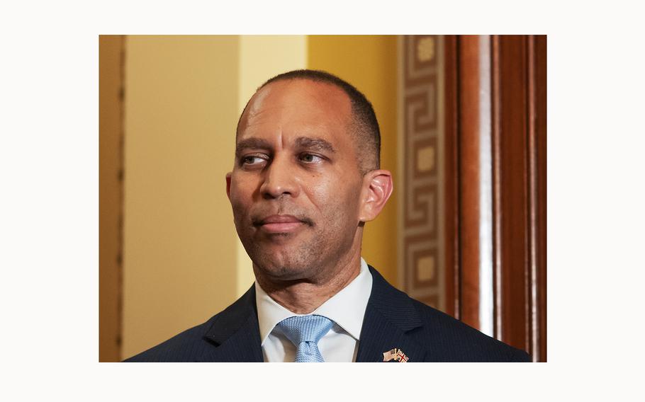 House Minority Leader Hakeem Jeffries, D-N.Y., on Capitol Hill on July 10, 2024.