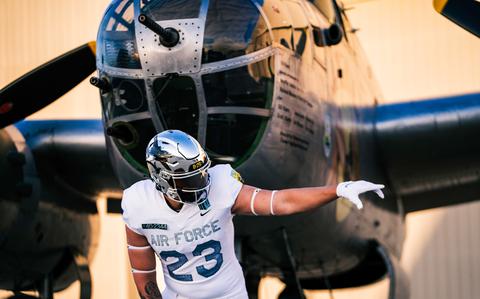 Air Force football uniform pays tribute to WWII raid on Japan