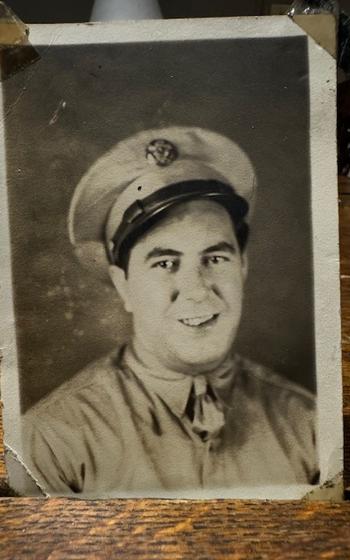 Undated photo of 2nd Lt. Frank M. Weiss, who served more than three years in the Army Air Corps after he was drafted in 1942. In April, the late Weiss’ Army footlocker was found by a Detroit resident and gifted to his son, Herb Weiss.