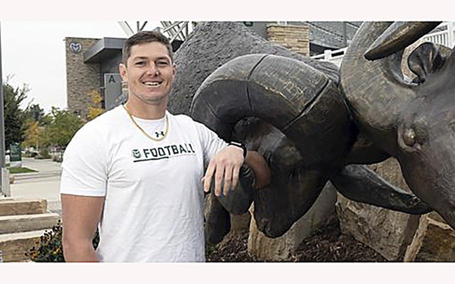 Marine veteran Coby McNeal as seen at Colorado State University on Oct. 7, 2022.