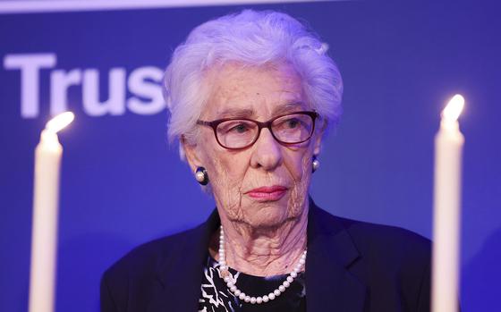 Eva Schloss Mbe Stepsister Of Anne Frank And Honorary President Of The 