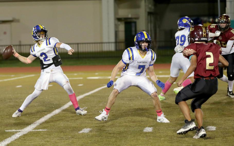 Josh Low throws the ball.