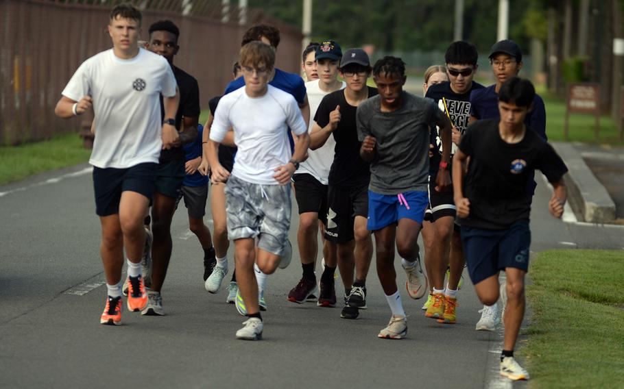 Yokota’s cross country team is coached by former Far East champion Daniel Galvin.