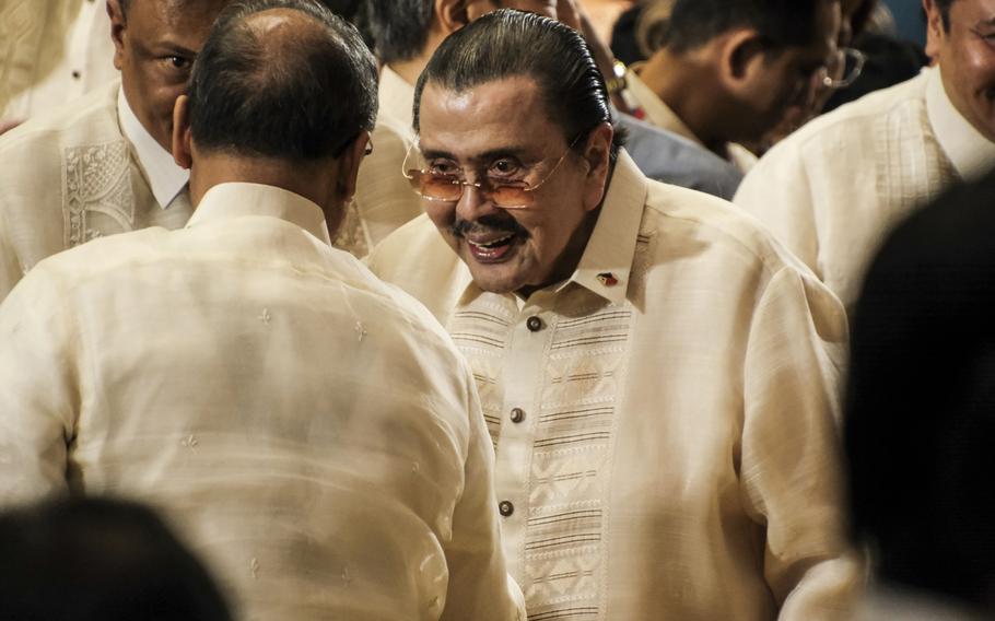 Former Philippine President Joseph Estrada.