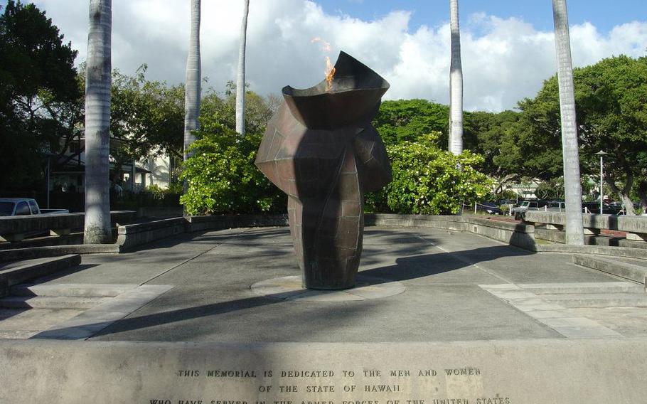 Since at least Dec. 23 the Hawaii State Eternal Flame War Memorial, which burns to honor all Hawaii residents who have served in the armed forces, has not been burning.