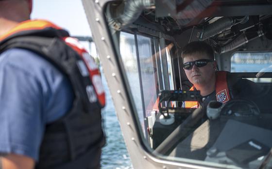 Petty Officer 3rd Class Benjamin Blakenship, a boatswain’s mate ...