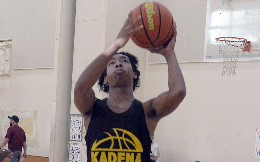 Junior Corey Tripp is one of nine veterans returning to Kadena's boys basketball team.