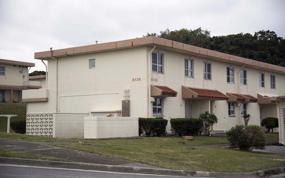 Quadplexes in the Washington Heights housing area of Kadena Air Base, Okinawa.