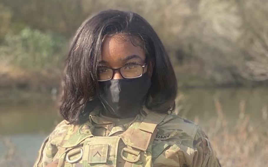 Spc. Nashyra Whitaker, 23, of the Louisiana National Guard died Sunday in a drunken driving accident in McAllen, Texas, where she was deployed to support the federal mission at the southwest border with Mexico. She joined the Guard in February 2019 as an automated logistical specialist.