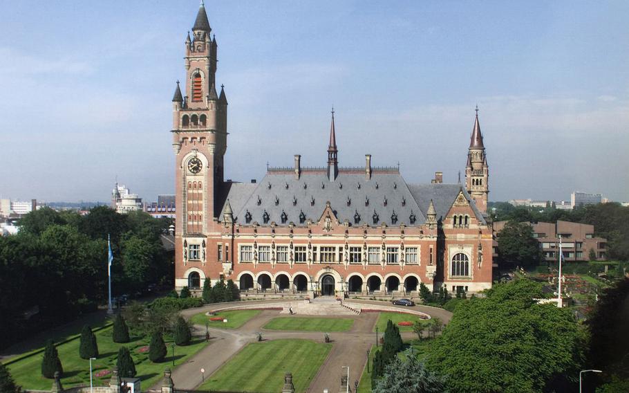 An image of the International Court of Justice.