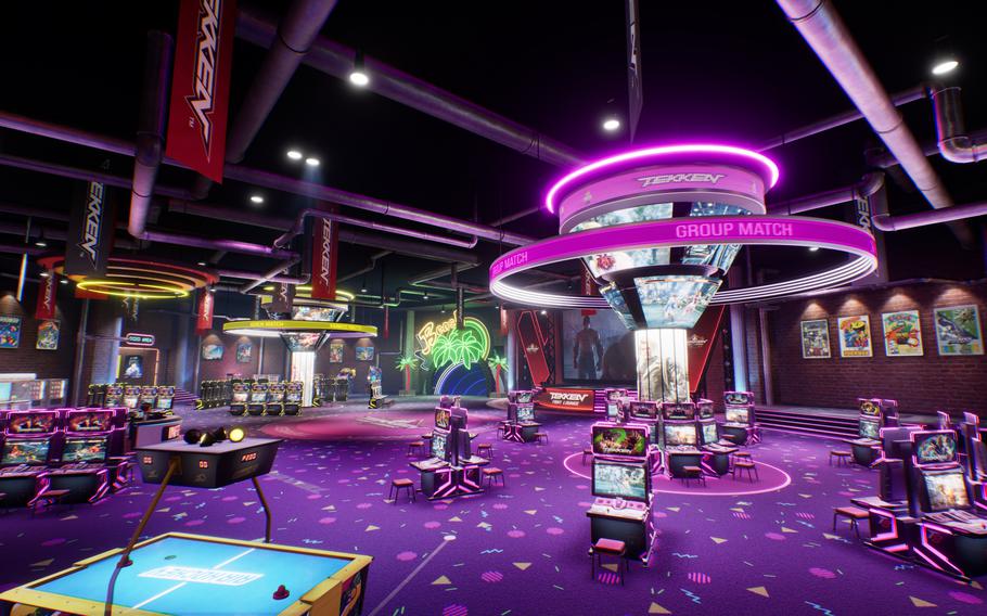 A new mode called Arcade Story allows players to create an avatar and delve into the fighting game community. 