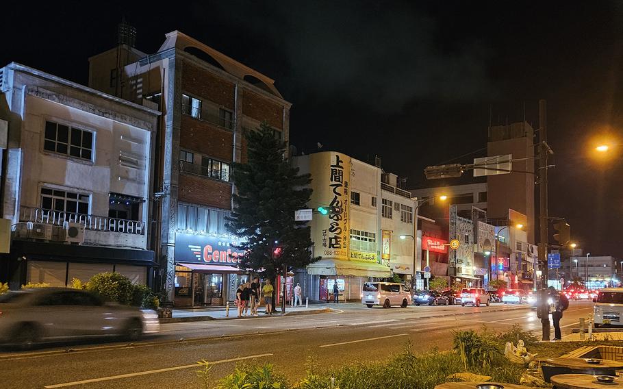 Bars and nightclubs catering to U.S. military members are open for business on Koza Gate Street, also known as Gate 2 Street, in Okinawa city, Okinawa, July 27, 2024.