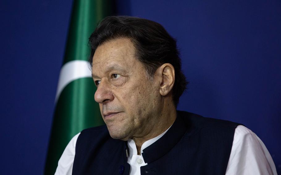 Former Pakistani Prime Minister Imran Khan.