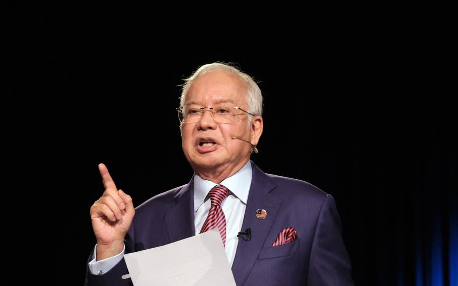 Former Malaysian Prime Minister Najib Abdul Razak.