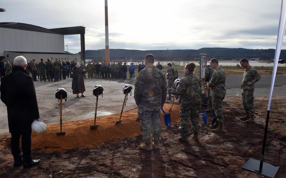 Ramstein Air Base groundbreaking ceremony.